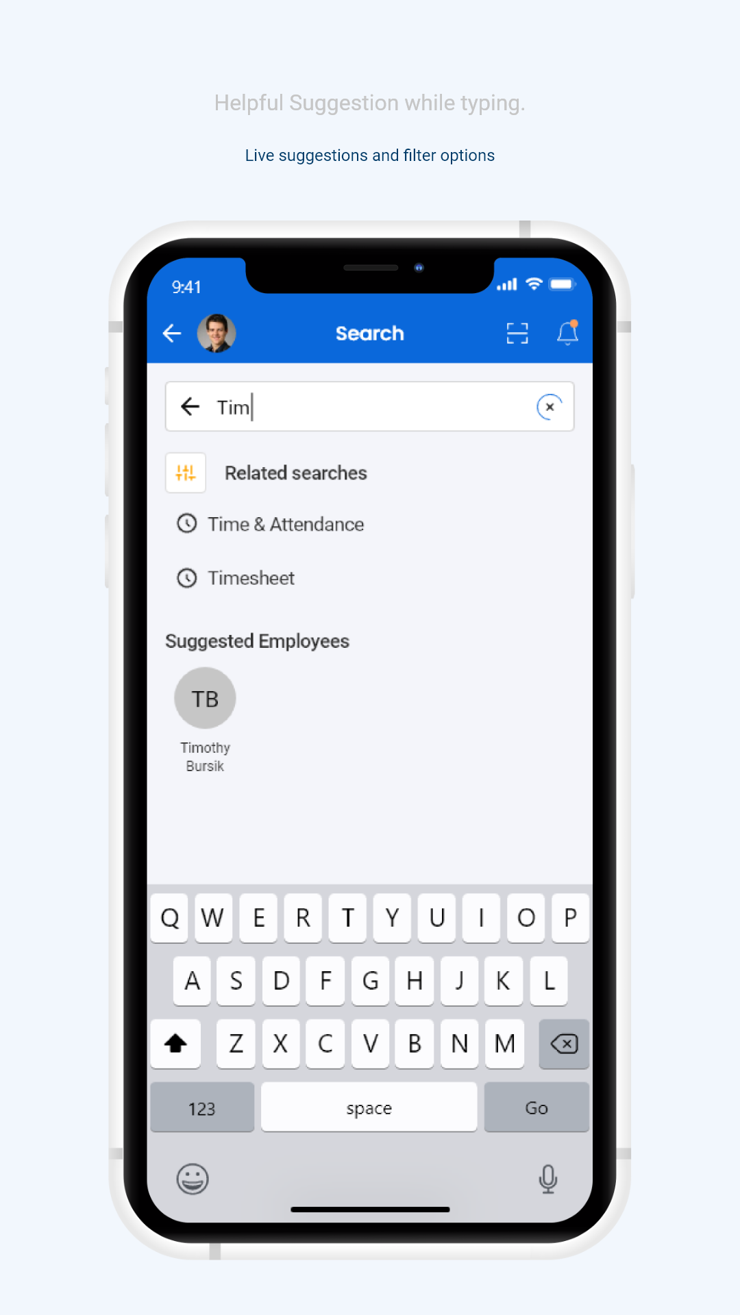 Live Searches and Results