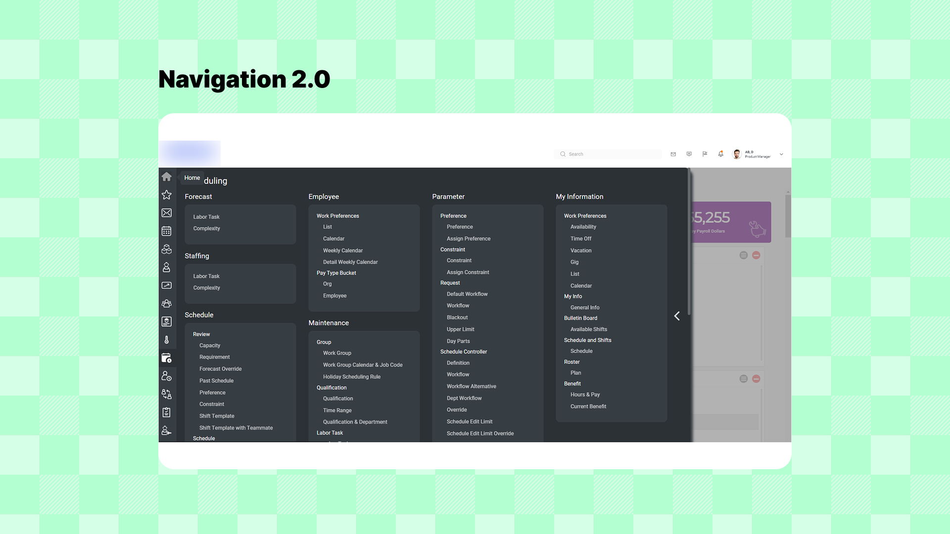 Navigation Menu Redesign